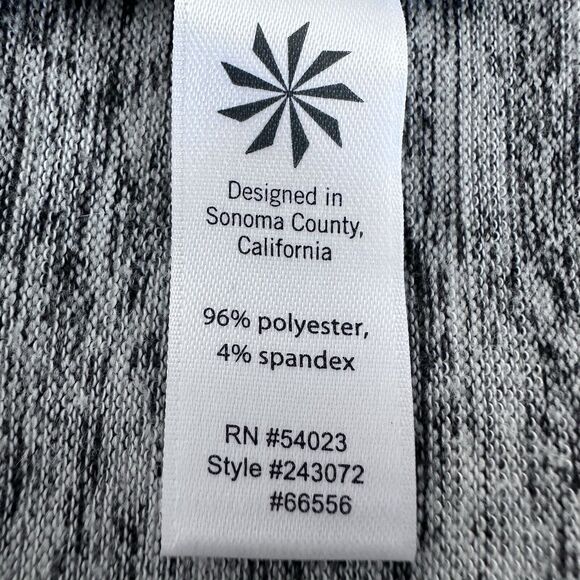 Athleta Destiny Techie Sz M Dress Heather Gray Sz M Athletic Comfort Pockets - Picture 4 of 5